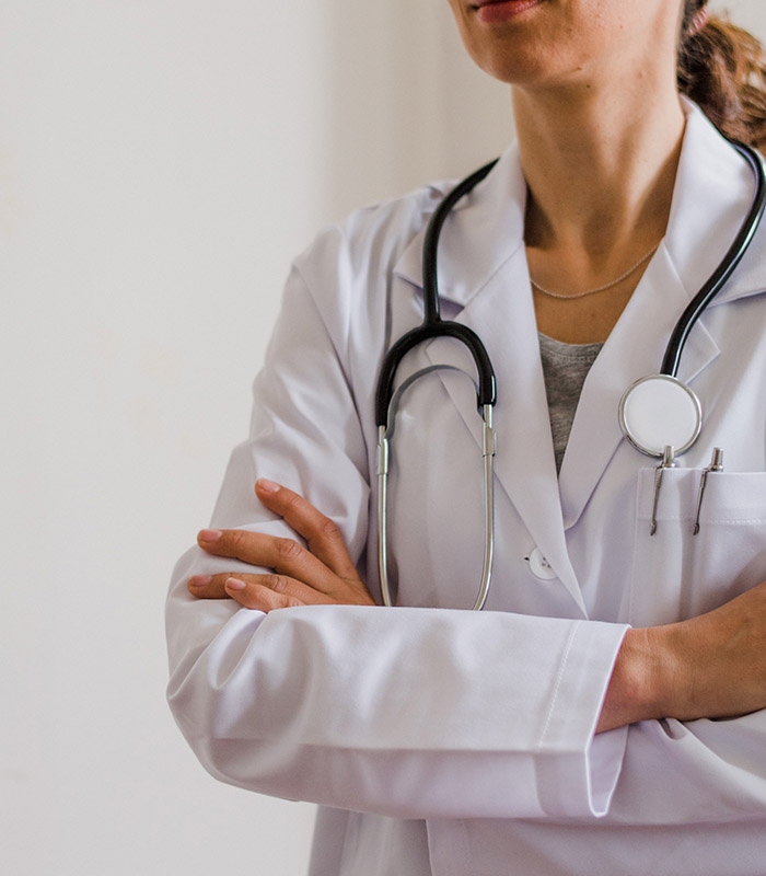 A Smart Clinic doctor providing patient care